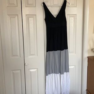 Old Navy color block maxi dress